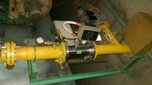 DN125氣體渦輪流量計現(xiàn)場安裝使用圖